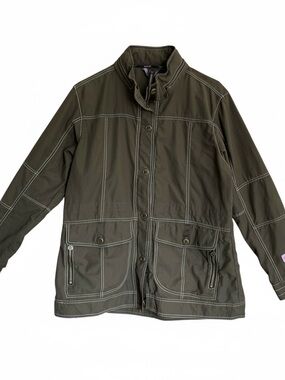 Lakegirl lightweight Women’s Deck Jacket Army Green XL Designed in Minnesota